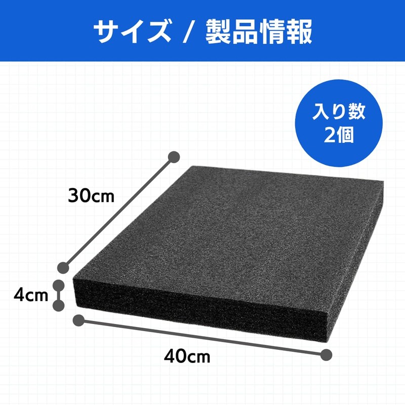 ateena 緩衝材 ウレタン クッション材 ウレタンフォーム スポンジ 衝撃吸収 ウレタンスポンジ ブロッククッション クッションシート