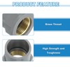 sourcing map 3 Pcs PVC Pipe Fittings, 25mm 3/4 PT