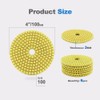 HIGHDRIL Wet Diamond Polishing Disc, Pack of 6, 100 mm,