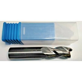 RCT .787 - 20 M.M. HIGH PERFORMANCE ENDMILL 3 FLUTE  .1 M.M RADIUS CARBIDE END MILL