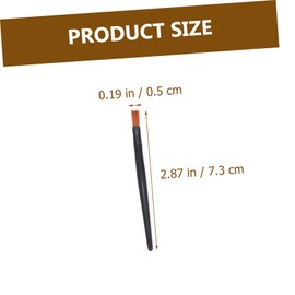 Minkissy 100pcs Black Aluminum Tube Lip Applicator Wands Mini Fiber Makeup Brushes for Women Travel-Friendly Lipstick Applicators for Home and On-the-Go Use