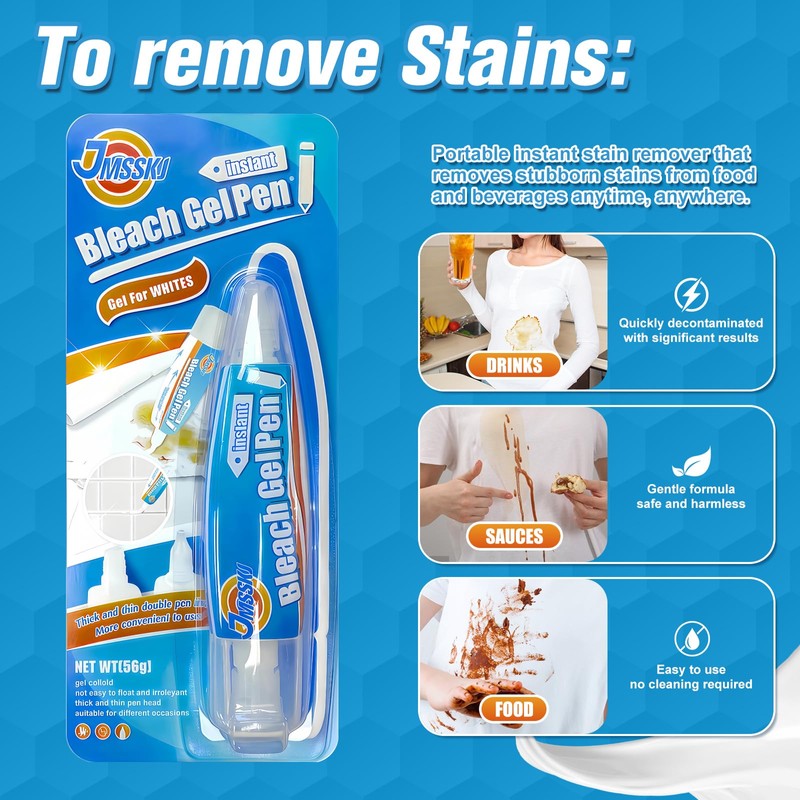 Bleach Pen, Bleach Pen For Clothing, Stain Remover Pen, Mold
