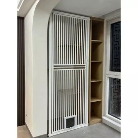고양이 방묘문 출입문 양방향 캣도어 펫도어 안전문 [A. 7680c 실제 사이즈 확인] Cat Door Two-Way Pet Door Safety Gate [A. 7680c Check Actual Size]