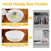 Upgraded Rapid Bee Top Feeder with Anti-Drowning Sponge Rings, Round