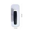 Hanroy Plastic Trowel with Black Comfortable Grip Handle, Includes 3.5"