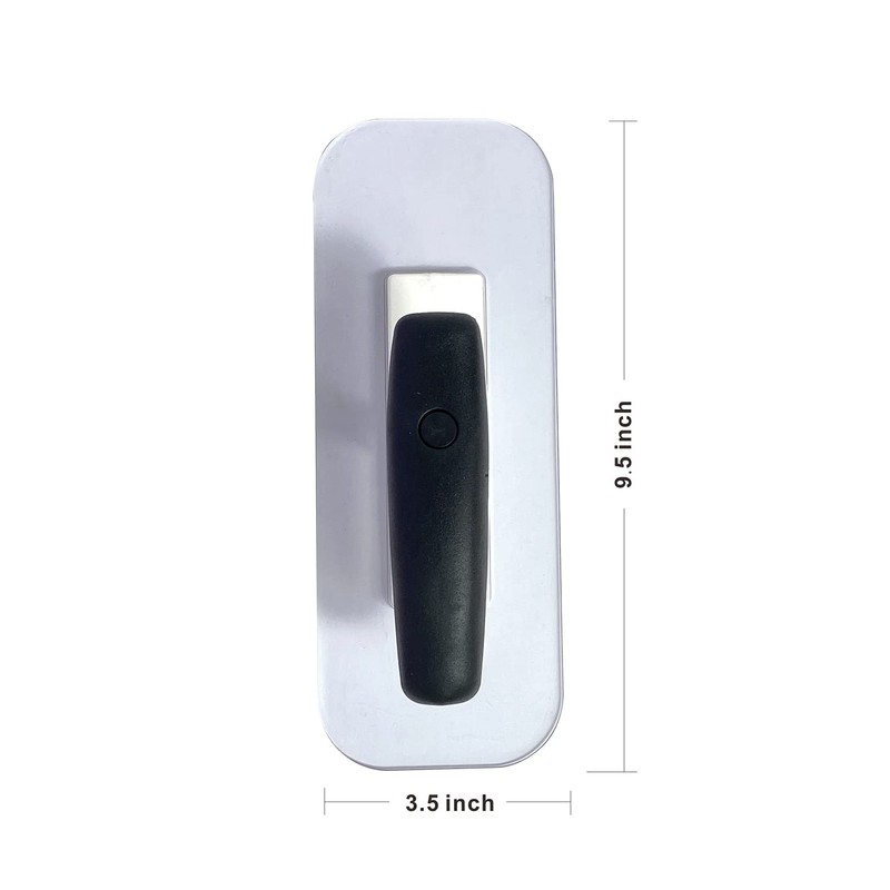 Hanroy Plastic Trowel with Black Comfortable Grip Handle, Includes 3.5"