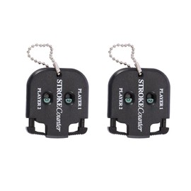 TopHomer 2 Packs Golf Score Indicator 2 Player Stroke Counter Clicker Portable Golf Handy Count Shot for Different Kinds of Competitions and Games