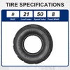 MaxAuto Set of 4 16x8-7 ATV Tires Mini Bike Tire