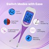 FDK Basal Body Thermometer for Ovulation, Large Dual-Color Backlit Display