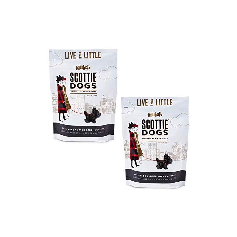 Gimbal's Scottie Dogs All Natural Black Licorice - Real Licorice