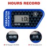 RileyFine Wireless Vibration Hour Meter Resettable Digital Maintenance Timer, User