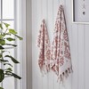SKL Home Mirage Fringe 2 Bath, 2 Hand Towel Set,