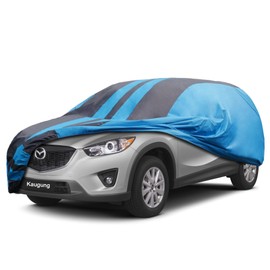 Kaugung Car Cover Waterproof Custom Fit Mazda CX50 CX-50 CX-5（2012-2024）, Full Exterior Cover for Automobiles Lightweight Resistant Outdoor Sun UV Rain Dust Snow Wind Protection.