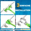 Bungee Boat Dock Line con clip in acciaio inox 316,