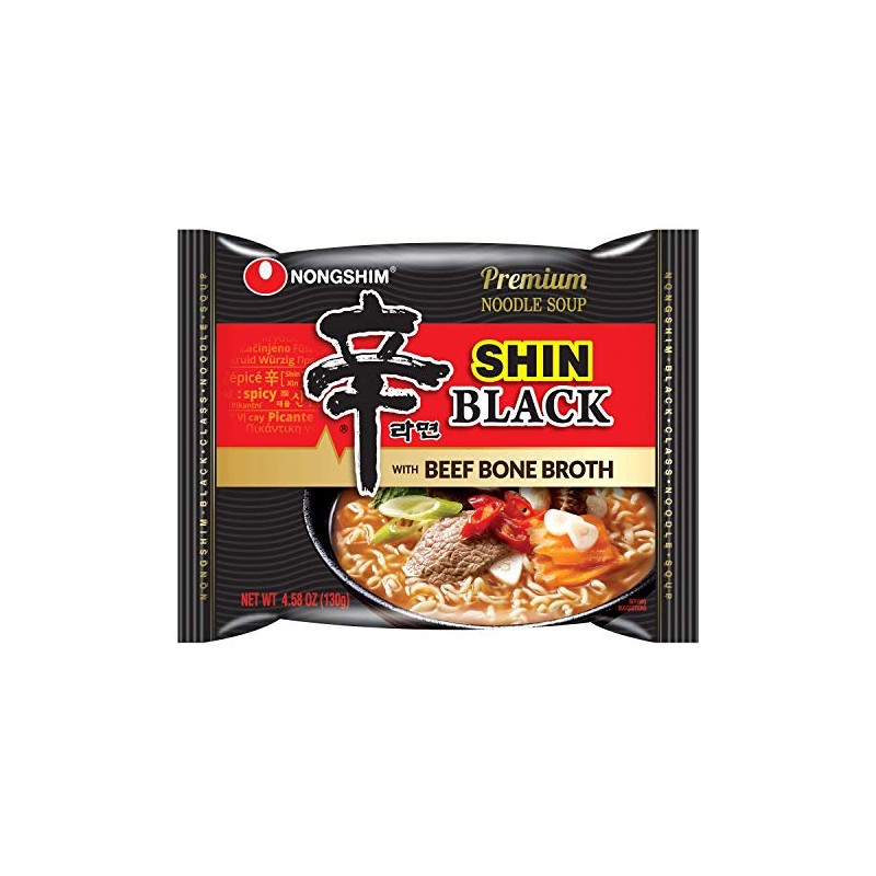 [Shin Ramyun Combo 8packs] Shin Ramyun BLACK (4 packs)+Shin Ramyun