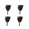 1X 4X Key for Ignition switch with JCB Master Plant