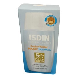 Protector Solar Fusion Water Kids SPF 50 Sin Color 50 mL Isdin