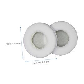 OSALADI 1pair Replacement Ear Pads for Headphones Soft Protein Earmuffs Memory Compatible Fit