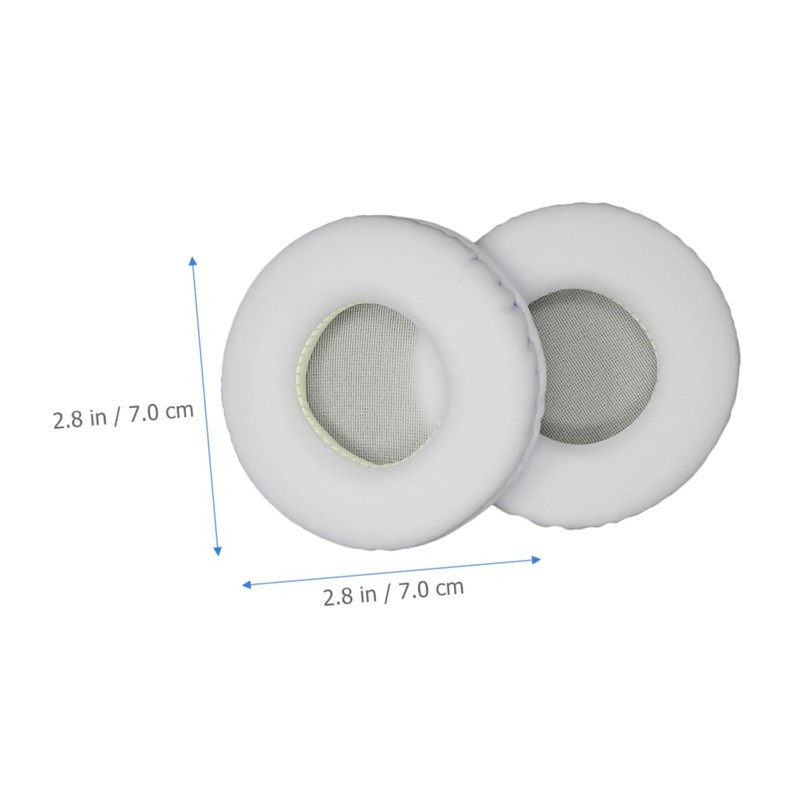 OSALADI 1pair Replacement Ear Pads for Headphones Soft Protein Earmuffs
