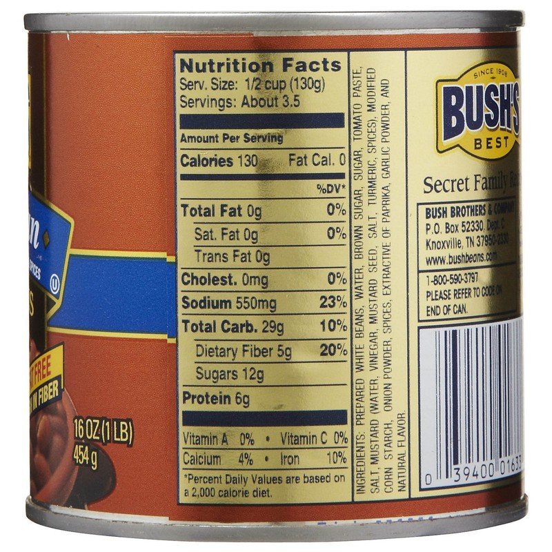 BUSH'S BEST Baked Beans Vegetarian 454g 160z