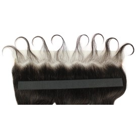 LUXLUXE Lina 13X5" HD Lace Closure Body Wavy 14" Natural 100% Human Hair Extensions (Natural)