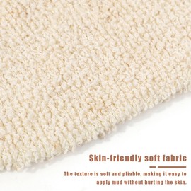 SGERUFZ 2 Pieces Body Exfoliating Glove Washable Shower Glove Made of Linen Scrub Glove for Body Exfoliating Tools for Men Women Children