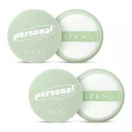 IPKN 입큰 퍼스널 톤 코렉팅 파우더 (본품 2개구성) 피부 톤 결 보정 [그린 2개] Ipkeun Personal Tone Correcting Powder (Set of 2 Full Size) Skin Tone Texture Correction [2 Green]