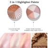 KARLOR Highlighter Makeup, 8 Farbtöne Glow Gesicht Highlighter Puder Blush