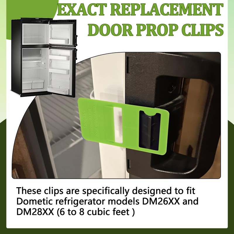TonGass (2-Pack, Green RV Refrigerator Airing Device Service Kit -