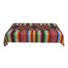 juniissl Mexico Serape Rectangle Tablecloth Washable 60x90 Inch Table Cover
