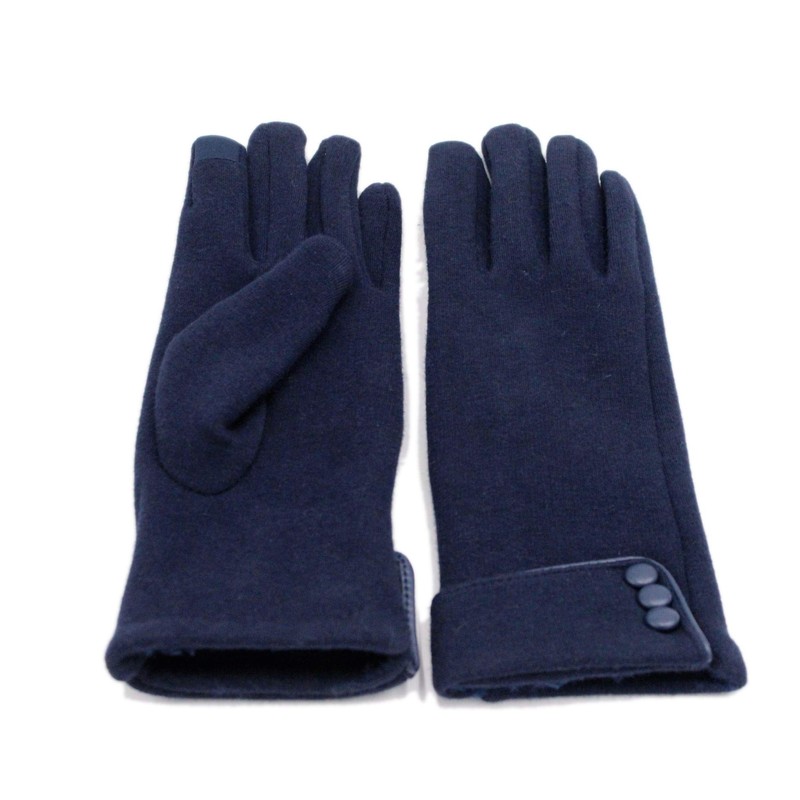 Tomily Guantes de forro polar con pantalla táctil para mujer,