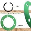 Rear Axle Bearing Seal Gasket Kit for Kawasaki Mule Series
