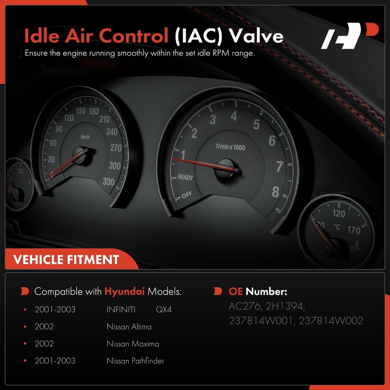 A-Premium Fuel Injection Idle Air Control Valve Compatible with Nissan