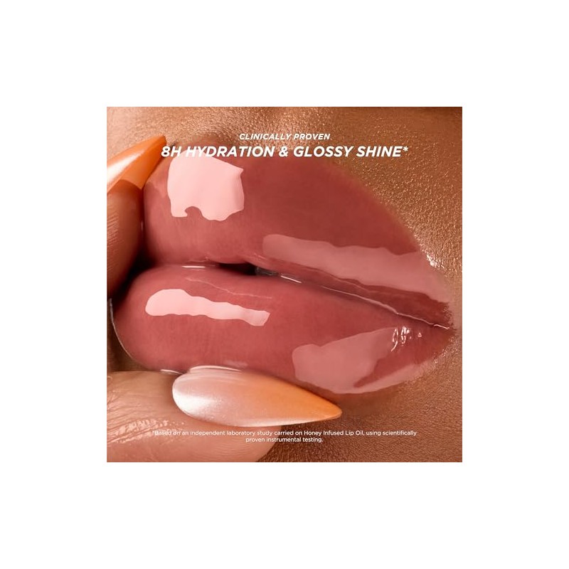 Gisou Aceite Labial Hidratante con Infusión de Miel, Bee-llini Peach