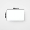 Purple Q Crafts Small White Business Cards 100 Pack 3.5"x2.2",