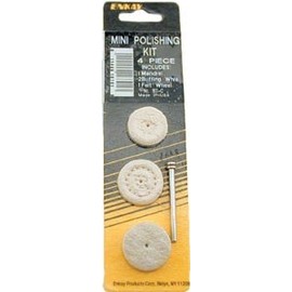 PJ Tool & Supply Mini Polishing Kit - Medium Grit - Rotary Tool Compatible