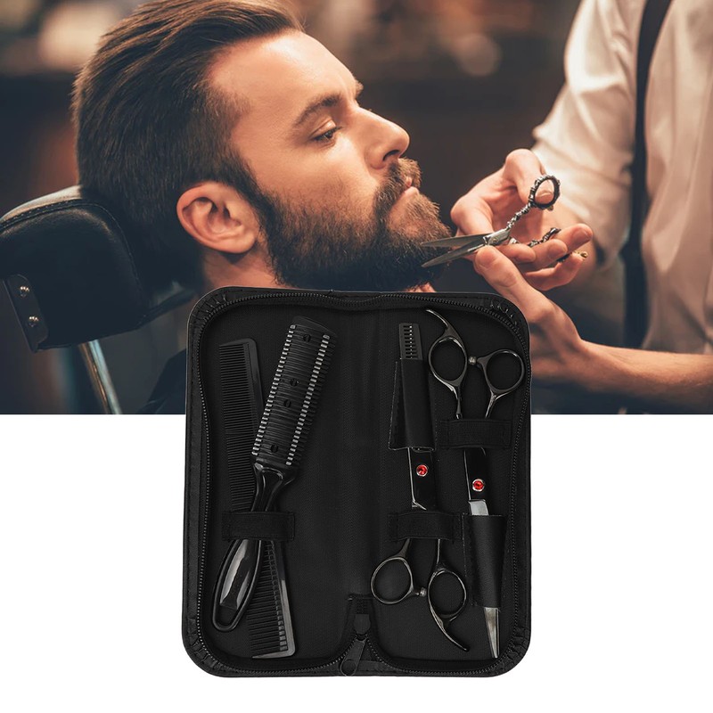 Hair Cutting Scissors Set with Straight Shear and Thinning Shear