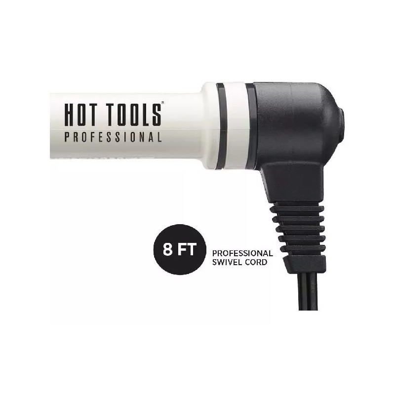 Hot Tools Ferro Hot Tools Profesional Blanco Con Negro 1