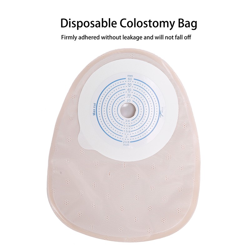 10pcs OnePiece Disposable Colostomy Bags Ostomy Ileostomy Stoma Ostomy Supplies