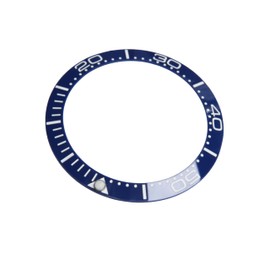 LACAK 38 * 30.6mm Ceramic Omega Bezel Compatible with Omega Seamaster Planet Ocean 007 41mm Automatic Watch