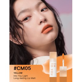 INTO YOU Matte Lipstick, Super Stay Lipstick for Women, Lip Stain Long Lasting Waterproof, Lip Mud Soft Lightweight, Smooth Lip Clay Mousse, Dual-Use For Lips And Cheek, Pink Lipstick (CM05)