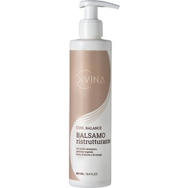 DIVINA BLK Restructuring Conditioner for Wavy Curly Super Curly Afro Hair Curl Balance Restorative Treatment (250ml)