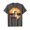 Retro Vintage Duck Hunting Sunset Funny Mallards Duck Hunter T-Shirt