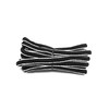 FootGalaxy Oval Laces For Boots And Shoes, 45, Black with