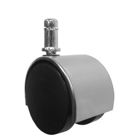 2" Chrome Standard Replacement Office Chair Caster Wheels - Set of 5 - S3939-5