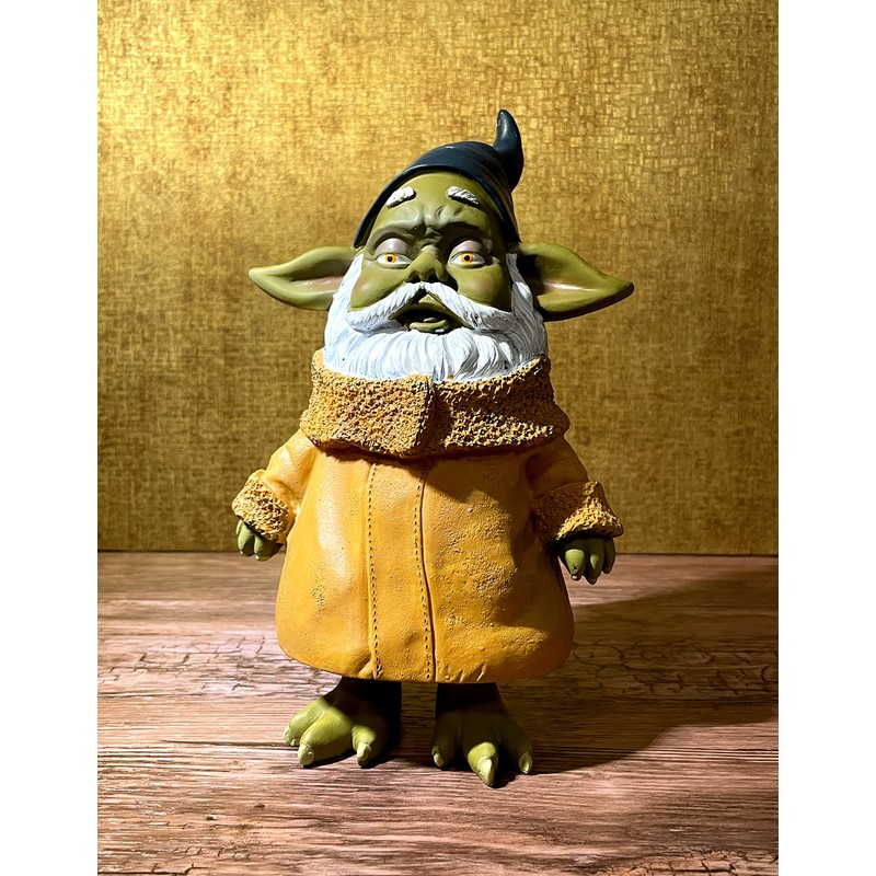 SEWAS Garden Gnome Master Joka Gnome Hand Painted and Weatherproof