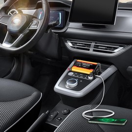 Power Inverter 12V to 110V Power Inverter 12V to 110V 3000W 3000W Power Inverter, 12V to 220V Dual USB Auto Power Converter Car Inverter, Portable Modified Sine Adapter for Camping, Road Trips