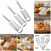 3-Piece Hand Cheese Grater Set, 18/8 Stainless Steel, Dishwasher Safe
