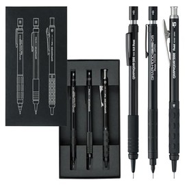 Pentel - Juego de 3 lápices para dibujar 60º aniversario, limitado, 0.5 mm, PGANAST