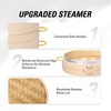 MacaRio Bamboo Steamer Basket Set 10 inch Steamer for Cooking,